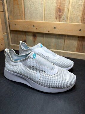 Nike Aptare SE Slip On White Platinum Blue Womens 8 Sneakers 902866-101